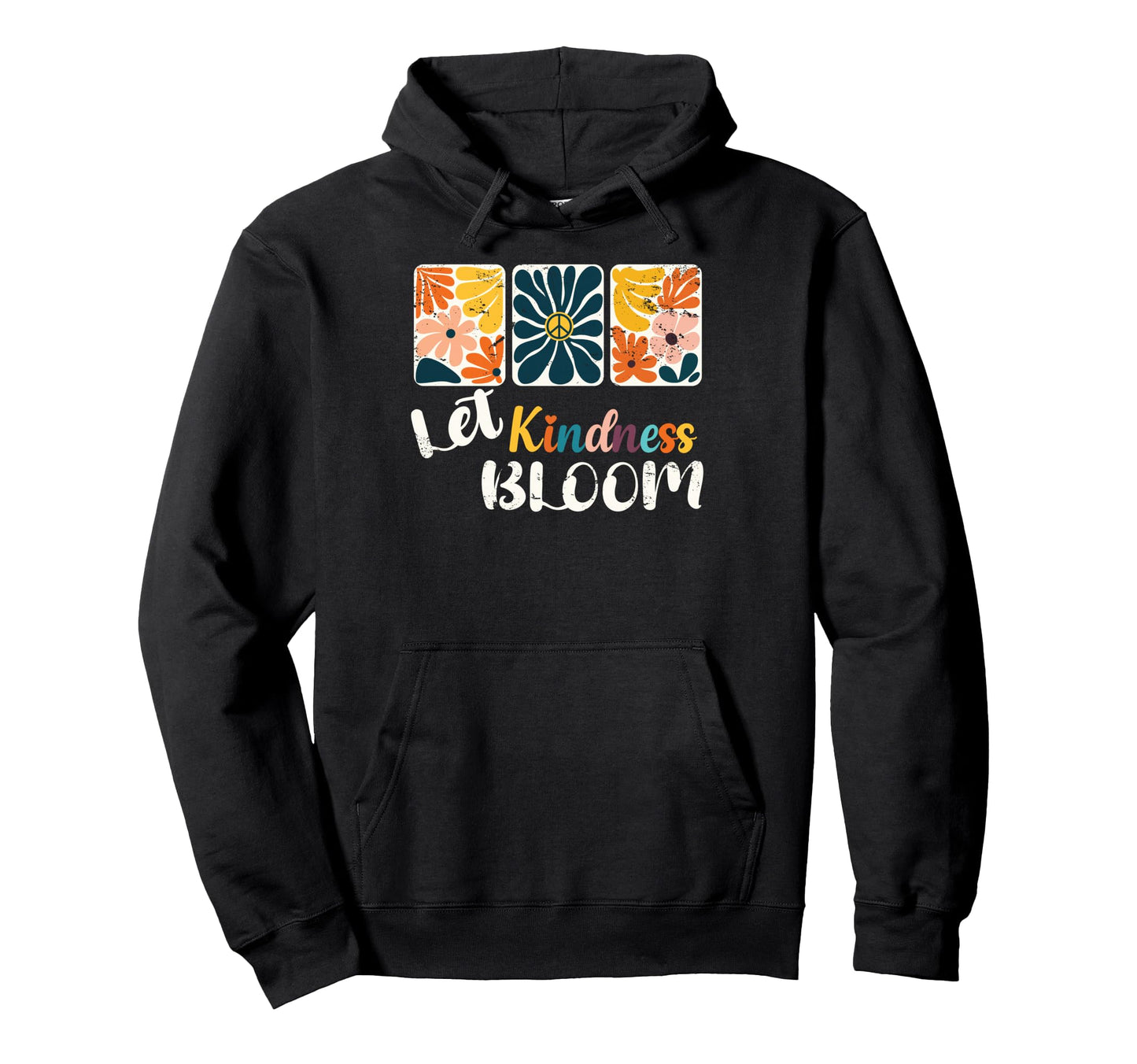Let Kindness Bloom Boho Matisse Hoodie - Casual Everyday Wear for Adults - T-Shirt, Sweatshirt, Hoodie
