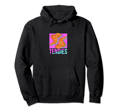 Vaporwave Tendies Chicken Tenders Hoodie - Minimalist Print Unisex - T-Shirt, Sweatshirt, Hoodie