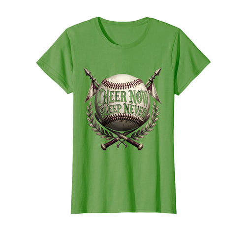 Cheer Now Sleep Never Baseball Mom T-Shirt - Casual Everyday Wear Men Women - T-Shirt, Sweatshirt, Hoodie