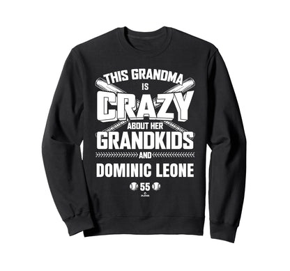 Grandma Crazy Dominic Leone Chicago Sweatshirt - Trendy Graphic for Adults - T-Shirt, Sweatshirt, Hoodie