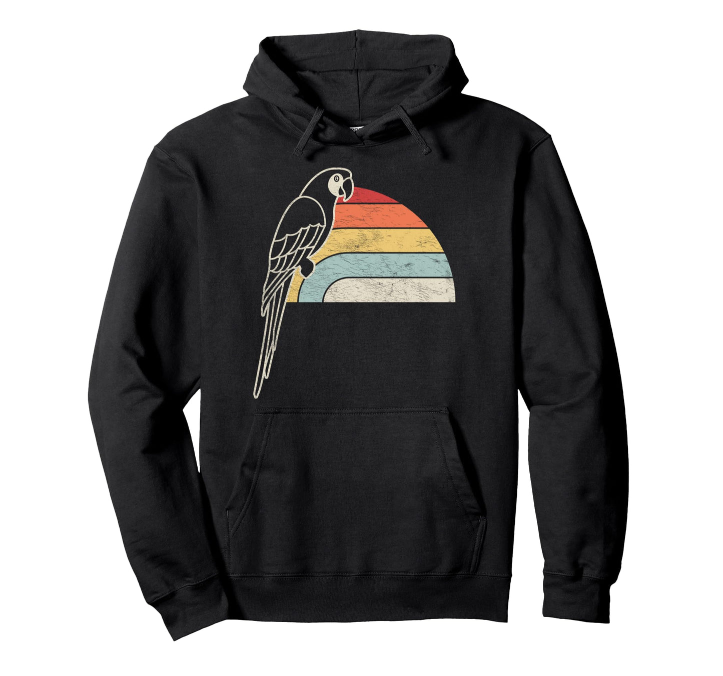 Parrot Rainbow Sunset Hoodie - Streetwear Style Men Women - T-Shirt, Sweatshirt, Hoodie