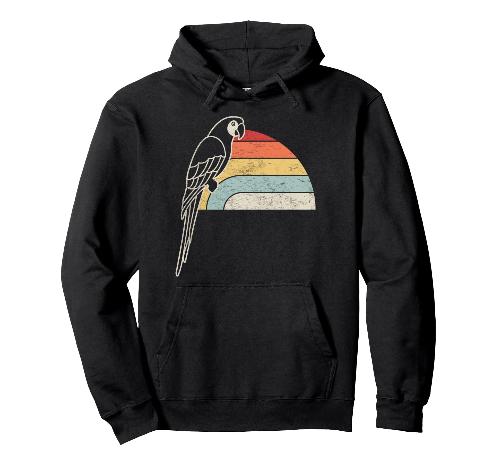 Parrot Rainbow Sunset Hoodie - Streetwear Style Men Women - T-Shirt, Sweatshirt, Hoodie