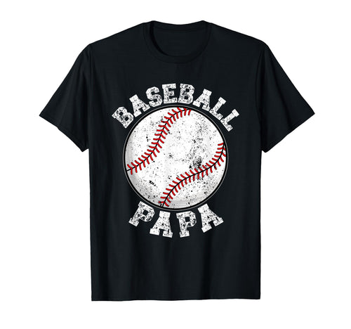 Baseball Papa Grandpa Papa Baseball T-Shirt - Graphic Print for Adults - T-Shirt, Sweatshirt, Hoodie