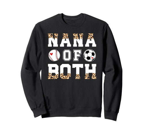 Nana Both Leopard Baseball Soccer Sweatshirt - Streetwear Style Unisex - T-Shirt, Sweatshirt, Hoodie