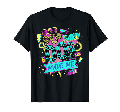 1990S 2000S Made Me Nostalgia Disco T-Shirt - Custom Art Print Men Women - T-Shirt, Sweatshirt, Hoodie