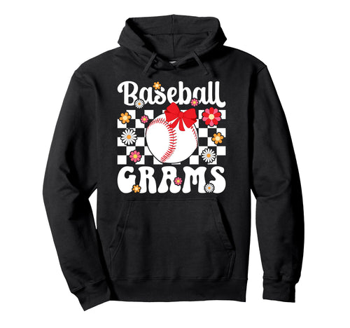 Baseball Grams Groovy Grams Baseball Hoodie - Unique Graphic for Adults - T-Shirt, Sweatshirt, Hoodie