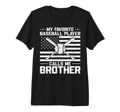 My Favorite Baseball Player Calls Me T-Shirt - Custom Art Print Unisex - T-Shirt, Sweatshirt, Hoodie