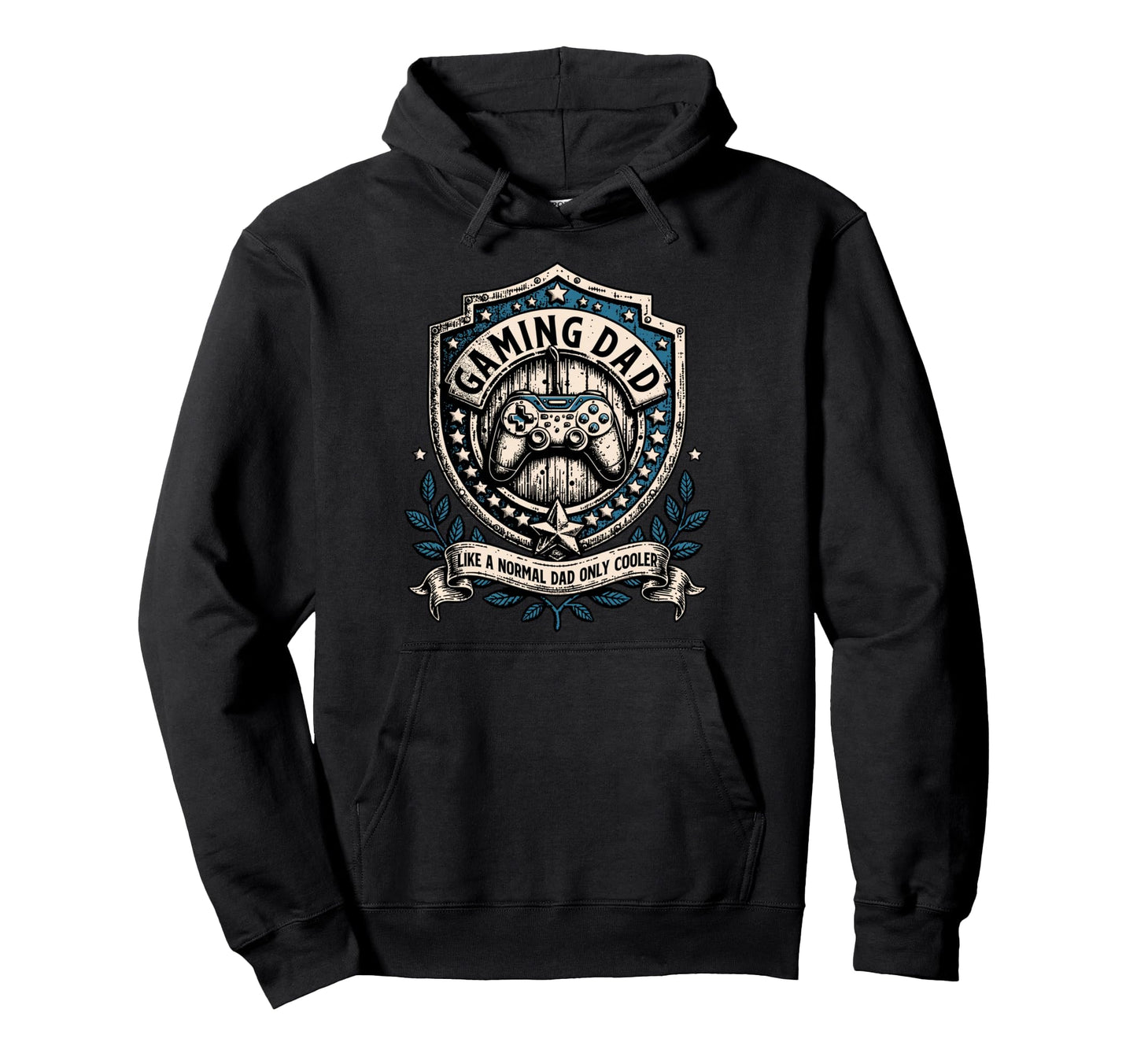 Patriotic Usa Gaming Dad Only Cooler Hoodie - Fun Novelty Design Unisex - T-Shirt, Sweatshirt, Hoodie