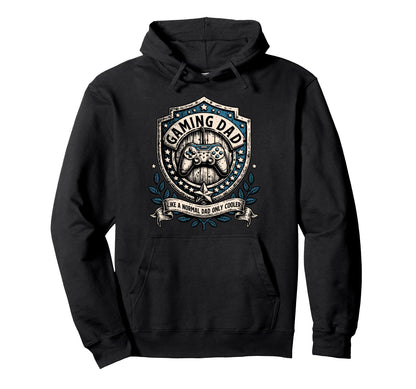 Patriotic Usa Gaming Dad Only Cooler Hoodie - Fun Novelty Design Unisex - T-Shirt, Sweatshirt, Hoodie