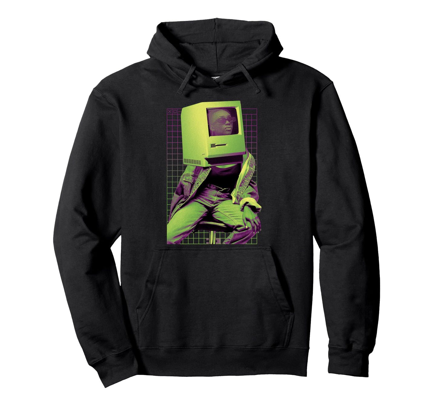 Vaporwave Retrowave Computer Aesthetic Hoodie - Custom Art Print Unisex - T-Shirt, Sweatshirt, Hoodie