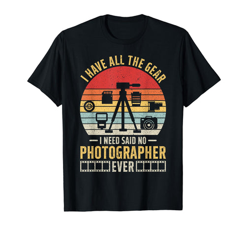Camera Photographer Photography Lover T-Shirt - Fun Novelty Design Unisex - T-Shirt, Sweatshirt, Hoodie