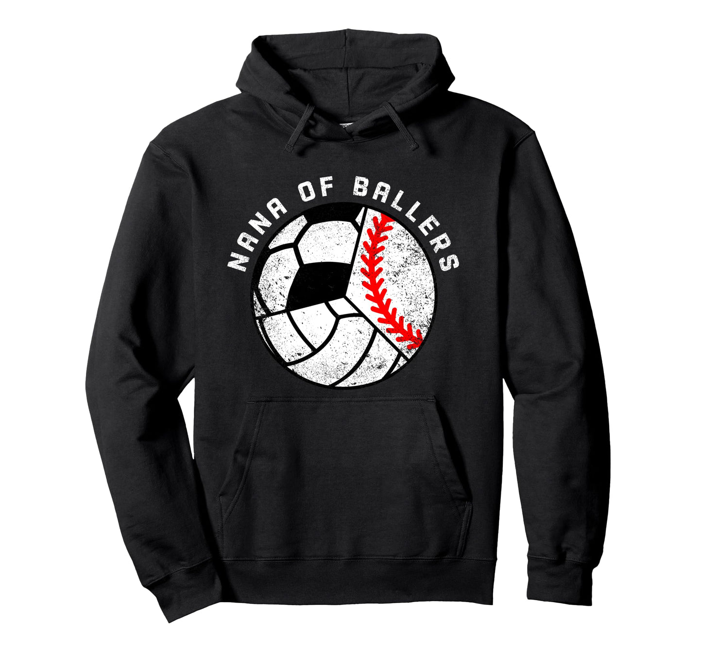 Nana Ballers Funny Baseball Volleyball Hoodie - Aesthetic Graphic Unisex - T-Shirt, Sweatshirt, Hoodie