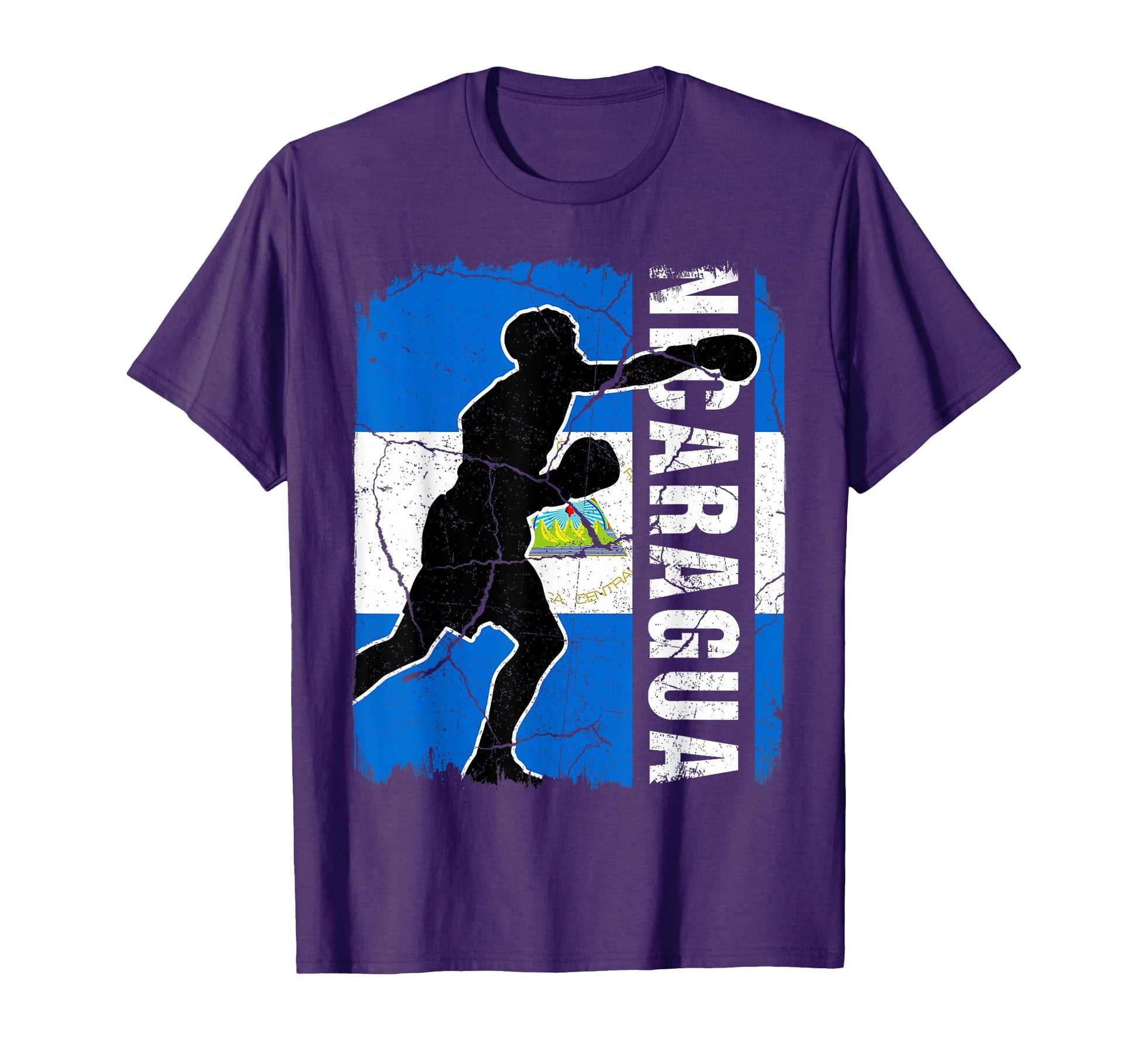 Nicaraguan Boxing Team Nicaragua Flag T-Shirt - Unique Graphic Men Women - T-Shirt, Sweatshirt, Hoodie