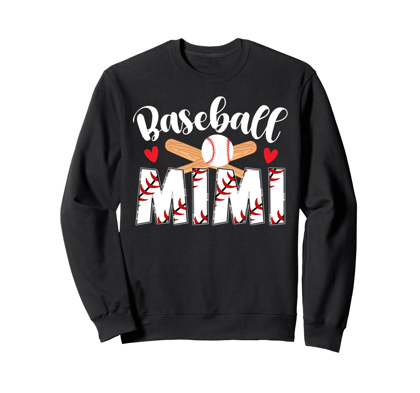 Baseball Mimi Best Grandma Mimi Sweatshirt - Fun Novelty Design Men Women - T-Shirt, Sweatshirt, Hoodie