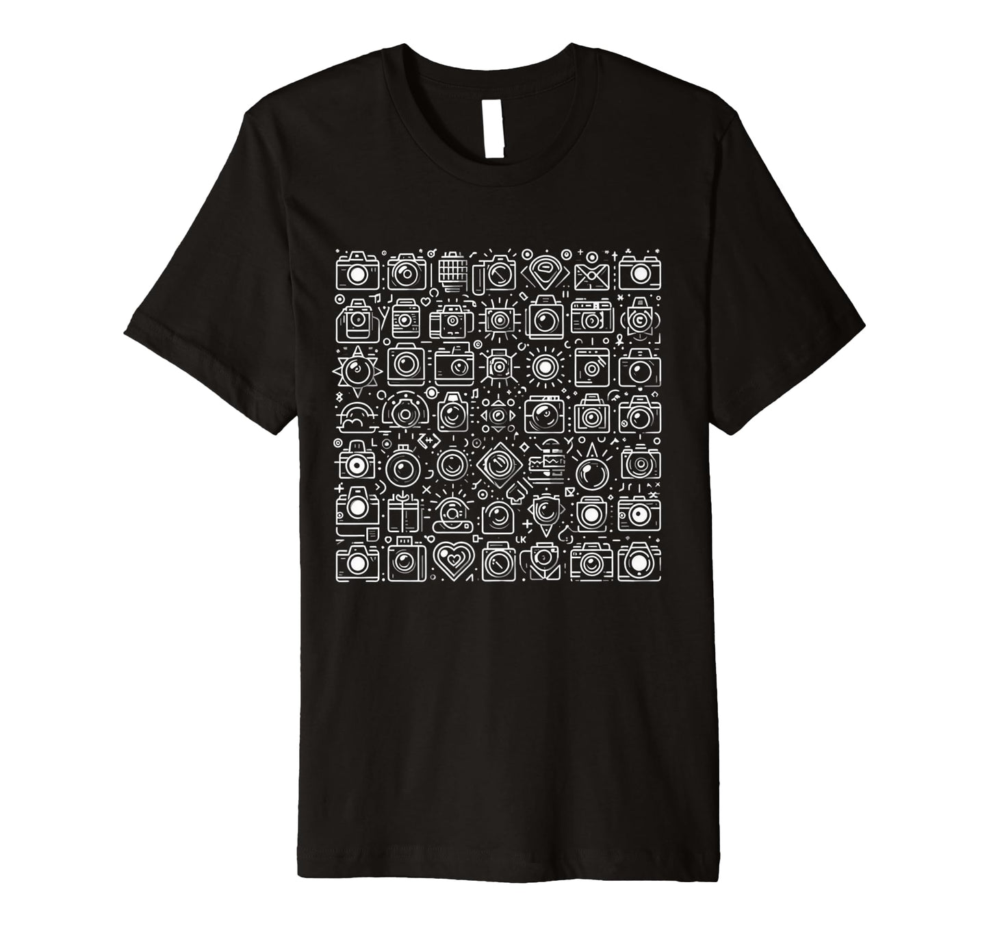 Funny Camera T-Shirt - Minimalist Print Men Women - T-Shirt, Sweatshirt, Hoodie