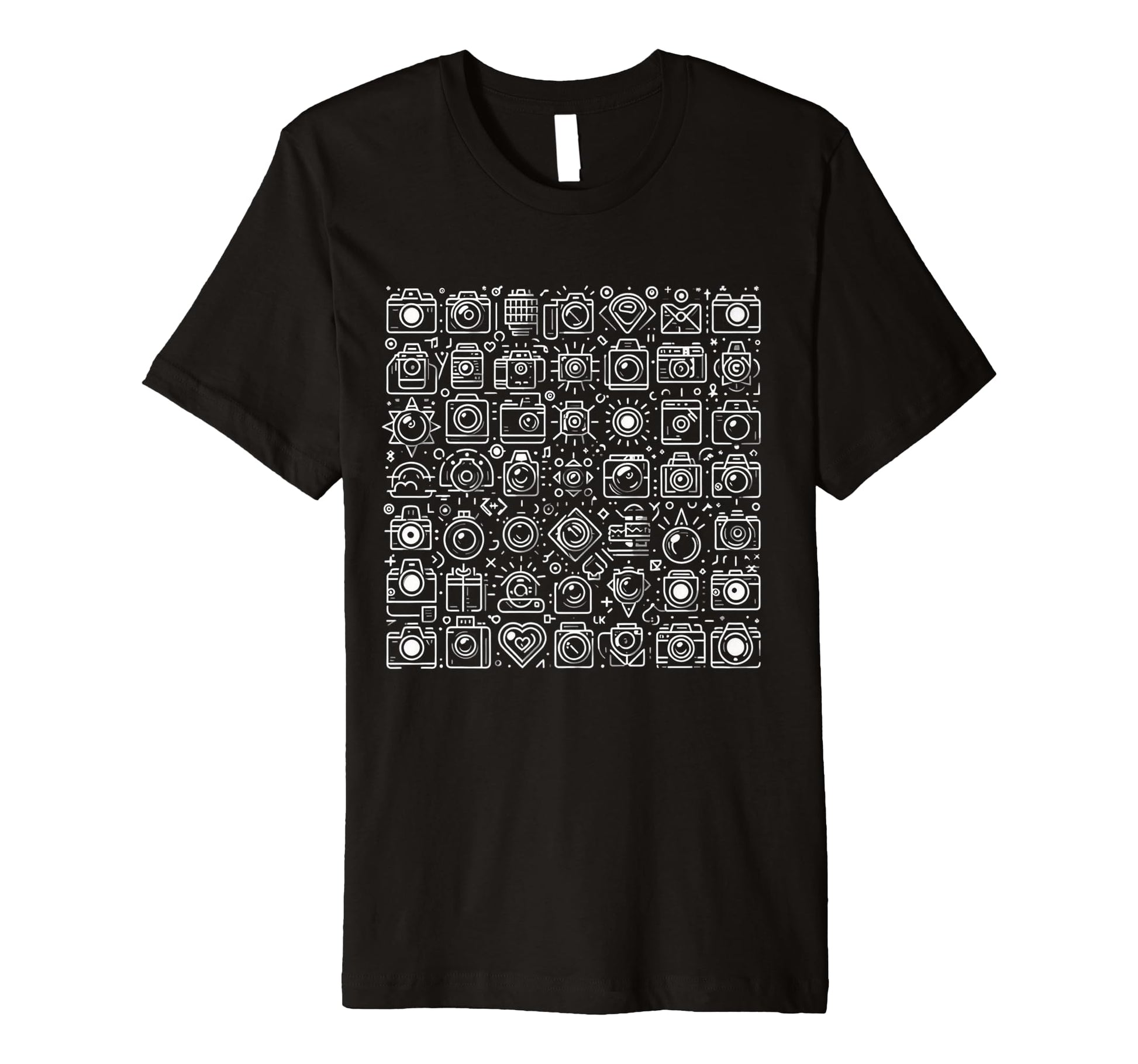 Funny Camera T-Shirt - Minimalist Print Men Women - T-Shirt, Sweatshirt, Hoodie