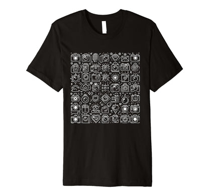 Funny Camera T-Shirt - Minimalist Print Men Women - T-Shirt, Sweatshirt, Hoodie