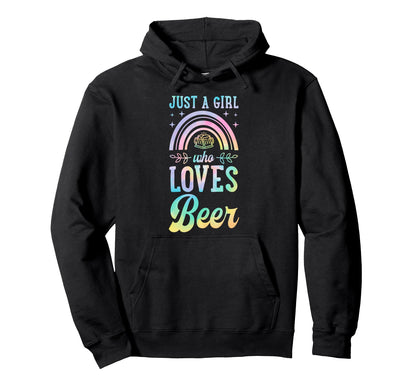 Just Who Loves Beer Bohemian Rainbow Hoodie - Fun Novelty Design Men Women - T-Shirt, Sweatshirt, Hoodie