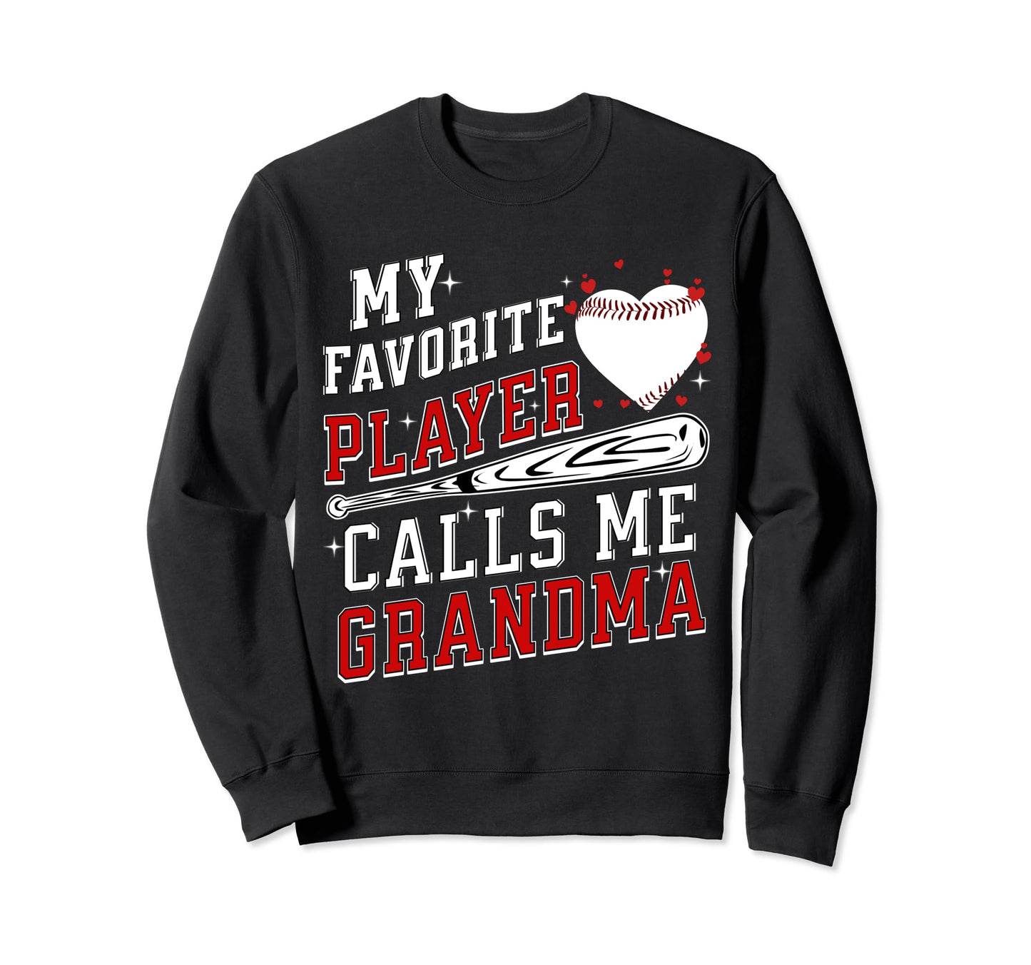 My Favorite Baseball Player Calls Sweatshirt - Minimalist Print Men Women - T-Shirt, Sweatshirt, Hoodie