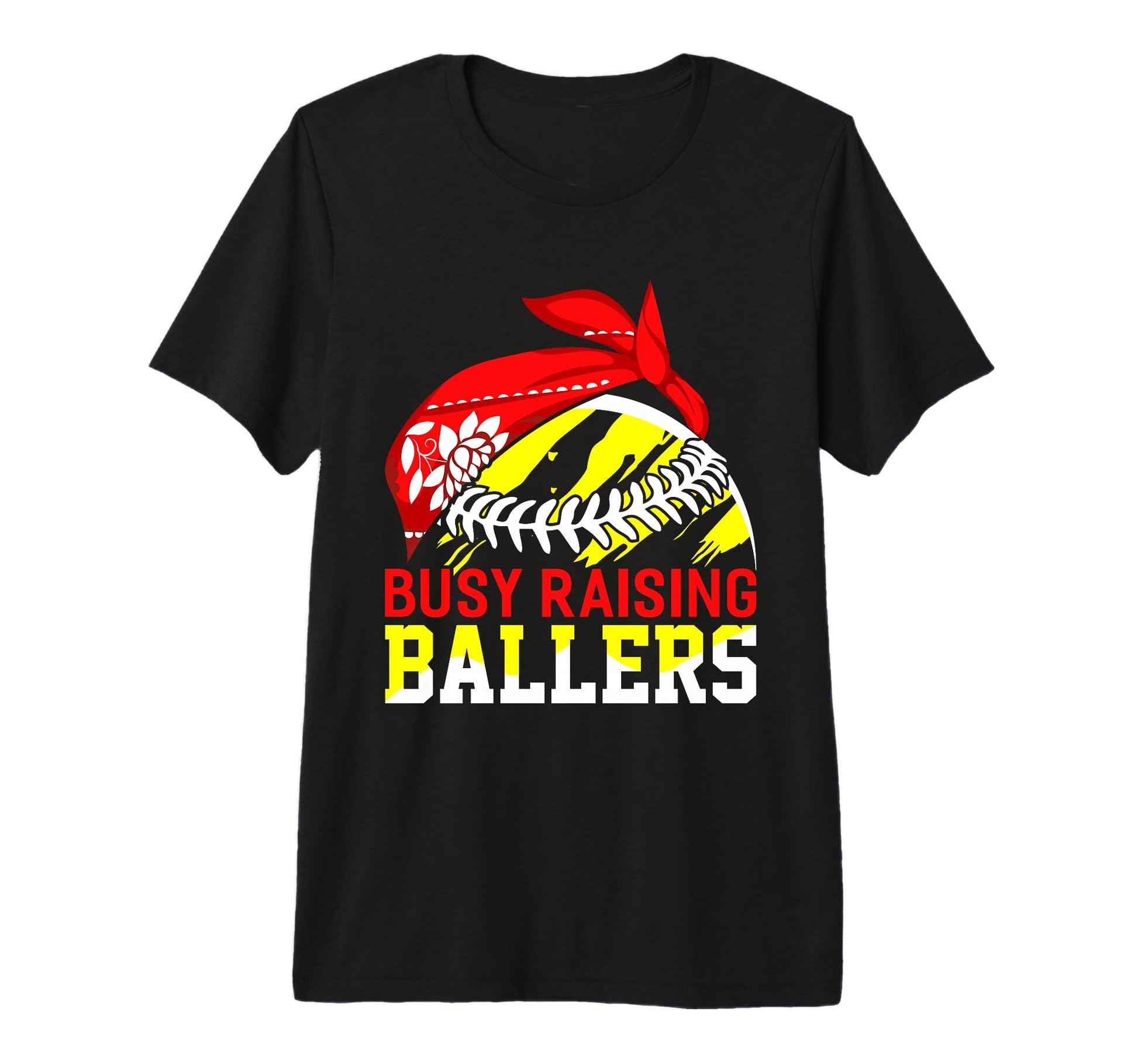 Busy Raising Ballers I Proud Sports T-Shirt - Aesthetic Graphic Unisex - T-Shirt, Sweatshirt, Hoodie