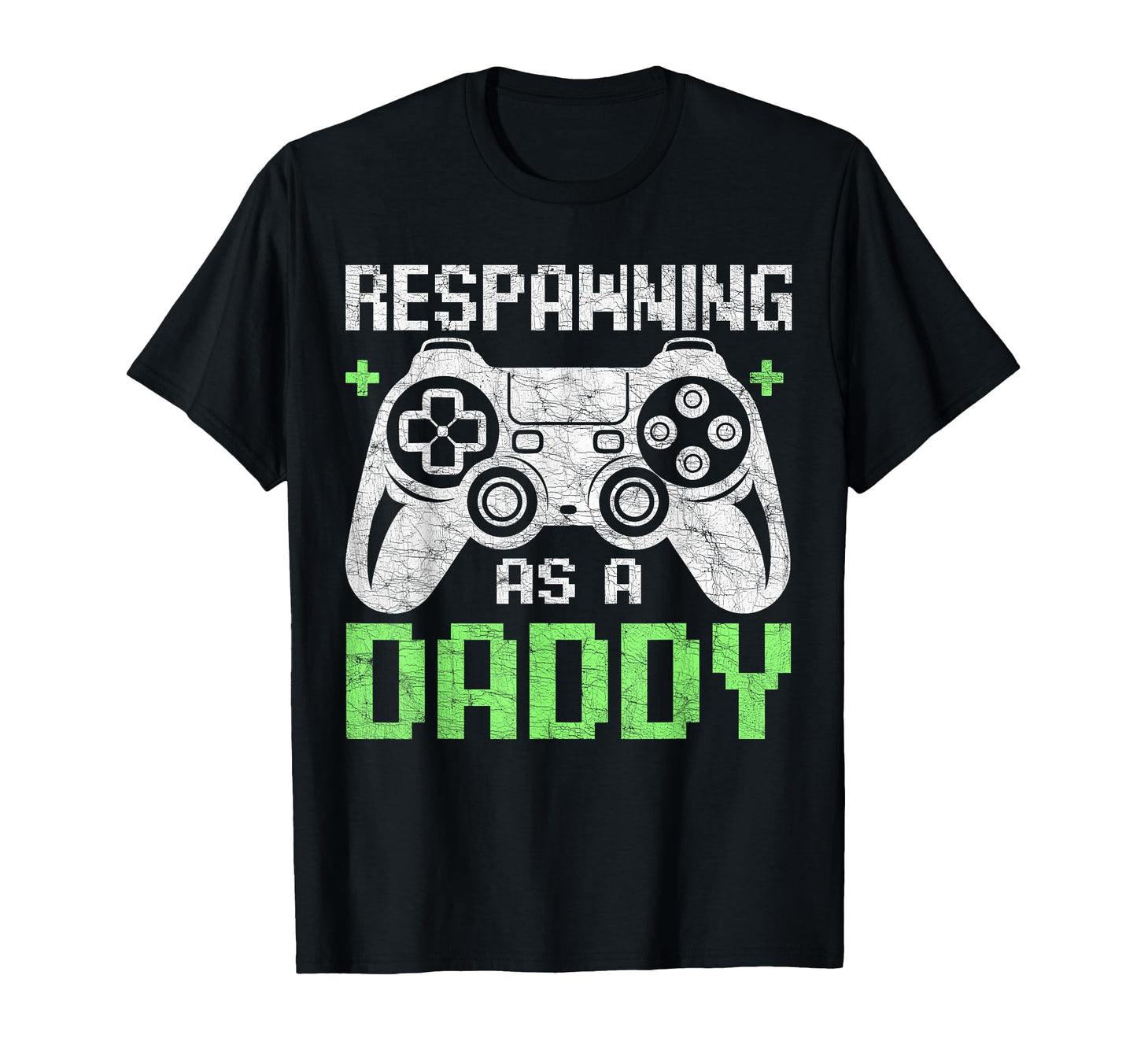 Gamer Dad Fathers Day Respawning As Daddy T-Shirt - Minimalist Print Unisex - T-Shirt, Sweatshirt, Hoodie
