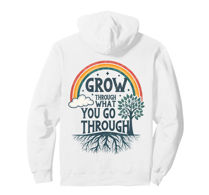 Inspirational Positive Rainbow Personal Hoodie - Trendy Graphic for Adults - T-Shirt, Sweatshirt, Hoodie