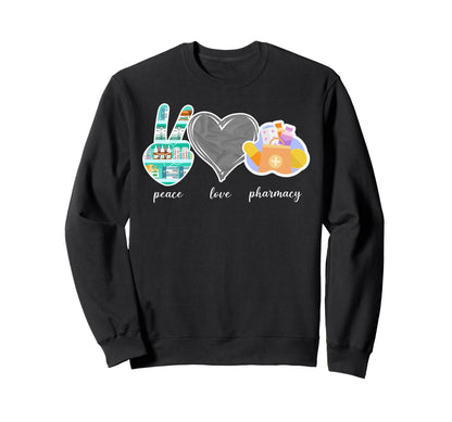 Pharmacy Tech Technician Sweatshirt - Aesthetic Graphic Men Women - T-Shirt, Sweatshirt, Hoodie