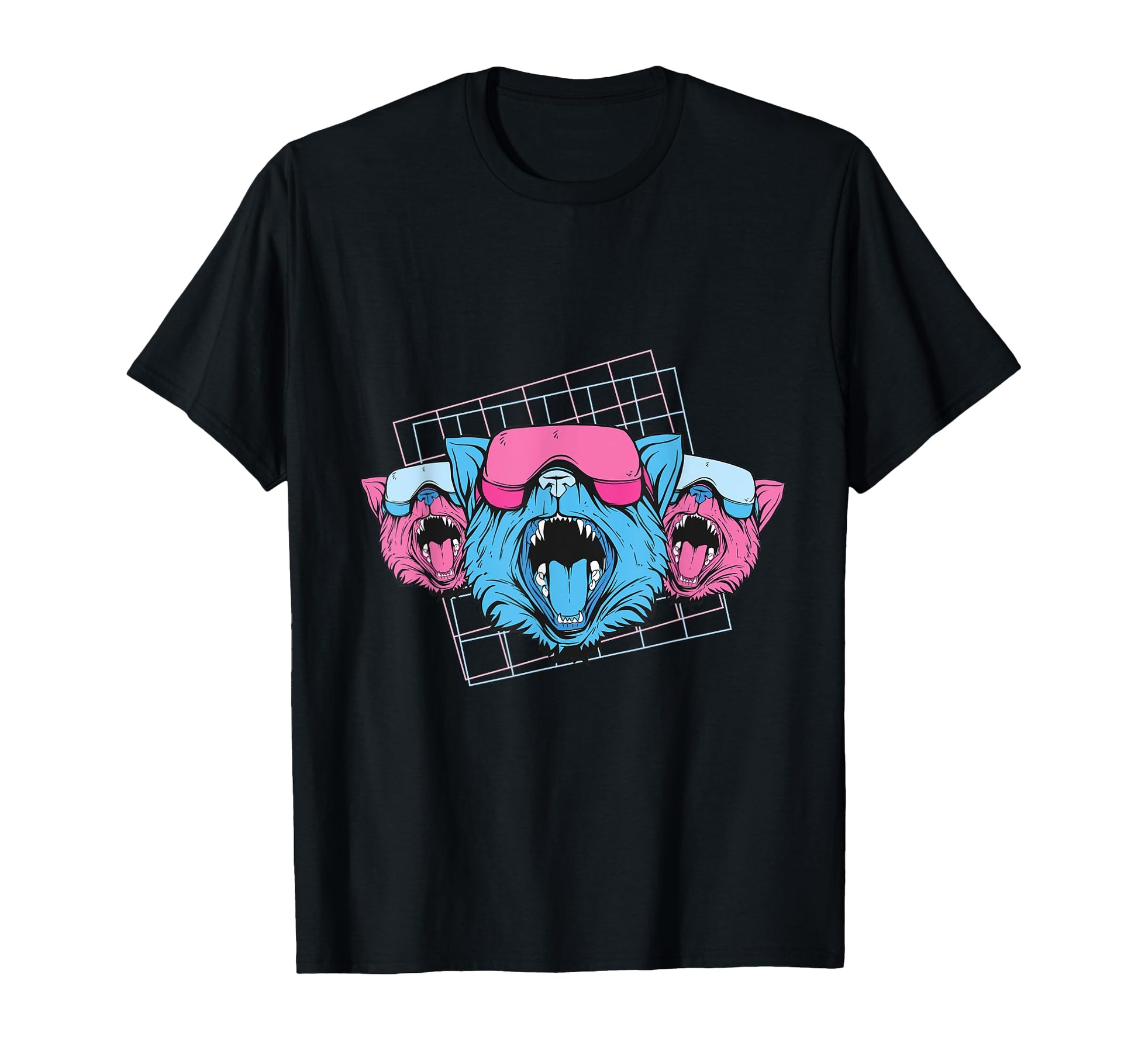 Virtual Reality Cats Vr Headsets T-Shirt - Fun Novelty Design Men Women - T-Shirt, Sweatshirt, Hoodie