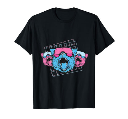 Virtual Reality Cats Vr Headsets T-Shirt - Fun Novelty Design Men Women - T-Shirt, Sweatshirt, Hoodie