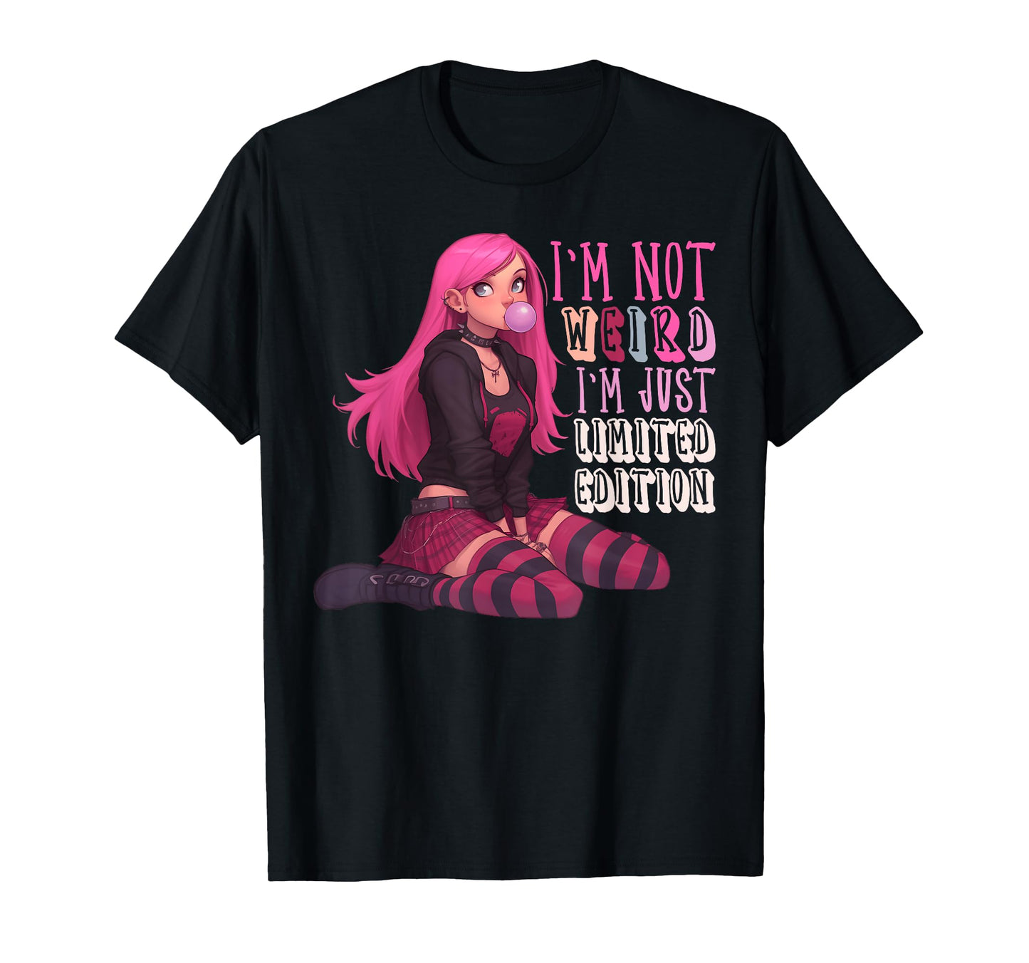 Im Not Weird Just Anime Aesthetic T-Shirt - Custom Art Print Men Women - T-Shirt, Sweatshirt, Hoodie