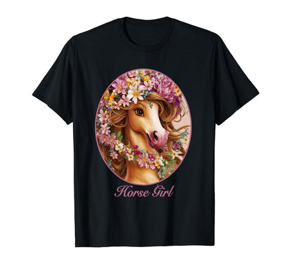 Coquette Horse Girlcore Y2K T-Shirt - Casual Everyday Wear for Adults - T-Shirt, Sweatshirt, Hoodie