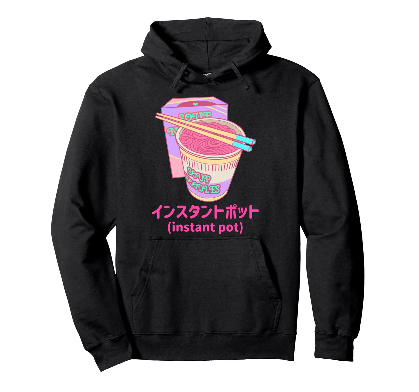 Noodles Soup Noodles Instant Pot Hoodie - Unique Graphic for Adults - T-Shirt, Sweatshirt, Hoodie