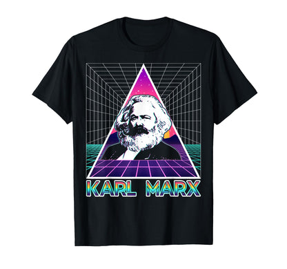Karl Marx Communism Communist T-Shirt - Minimalist Print Men Women - T-Shirt, Sweatshirt, Hoodie