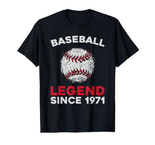 Born 1971 Baseball Team Player Sport T-Shirt - Trendy Graphic for Adults - T-Shirt, Sweatshirt, Hoodie