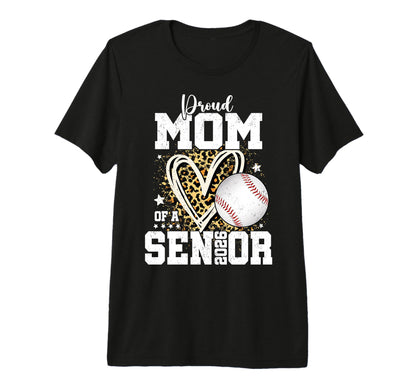 Proud Mom 2026 Senior Baseball T-Shirt - Unique Graphic Men Women - T-Shirt, Sweatshirt, Hoodie