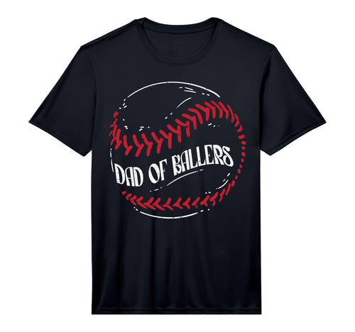 Dad Ballers Baseball Funny Fathers Day T-Shirt - Graphic Print for Adults - T-Shirt, Sweatshirt, Hoodie