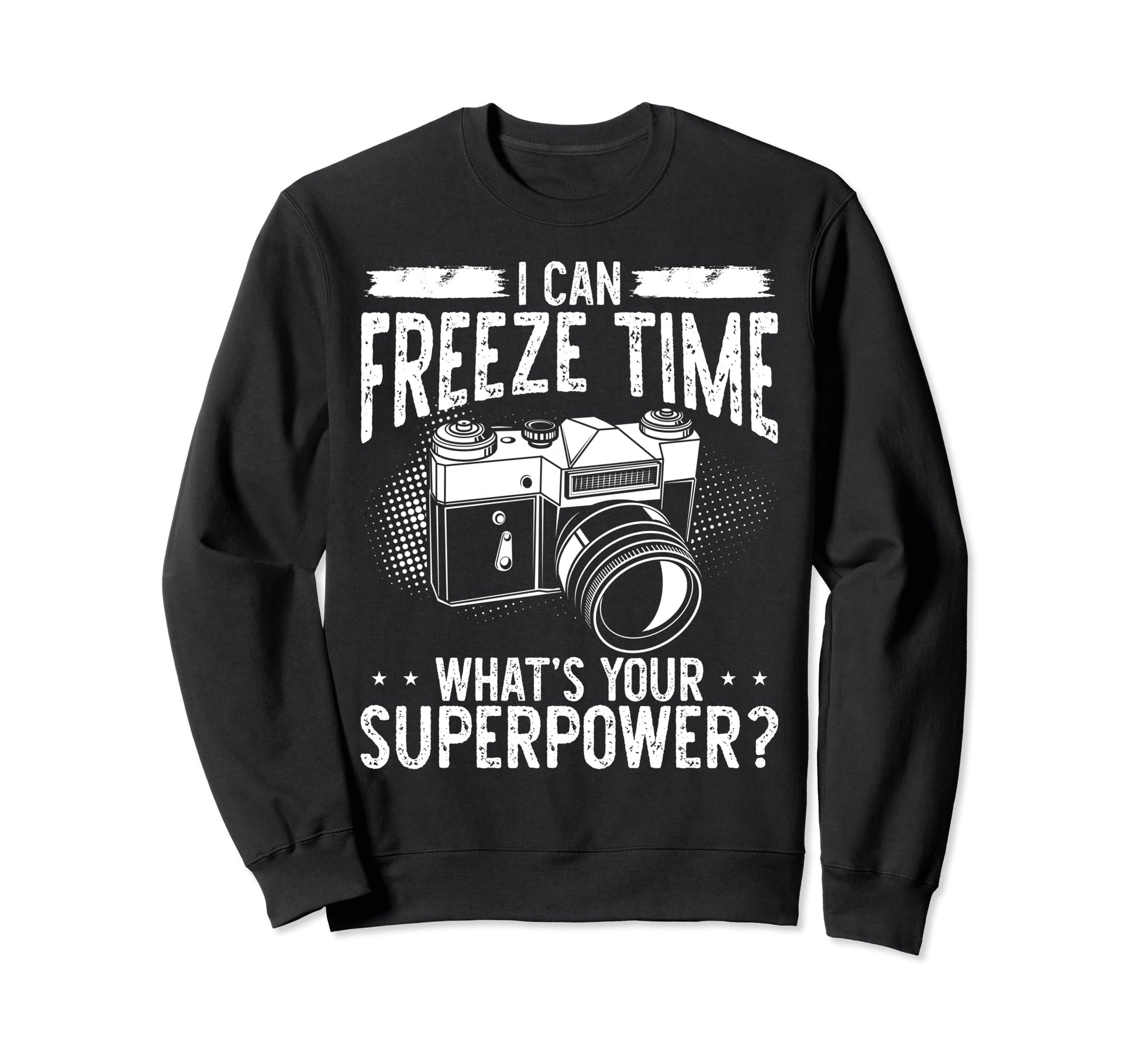 Photo Camera Photographer Flash Sweatshirt - Casual Everyday Wear Unisex - T-Shirt, Sweatshirt, Hoodie