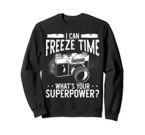 Photo Camera Photographer Flash Sweatshirt - Casual Everyday Wear Unisex - T-Shirt, Sweatshirt, Hoodie