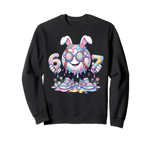 67 Easter Bunny Pastel Drip Sweatshirt - Fun Novelty Design for Adults - T-Shirt, Sweatshirt, Hoodie