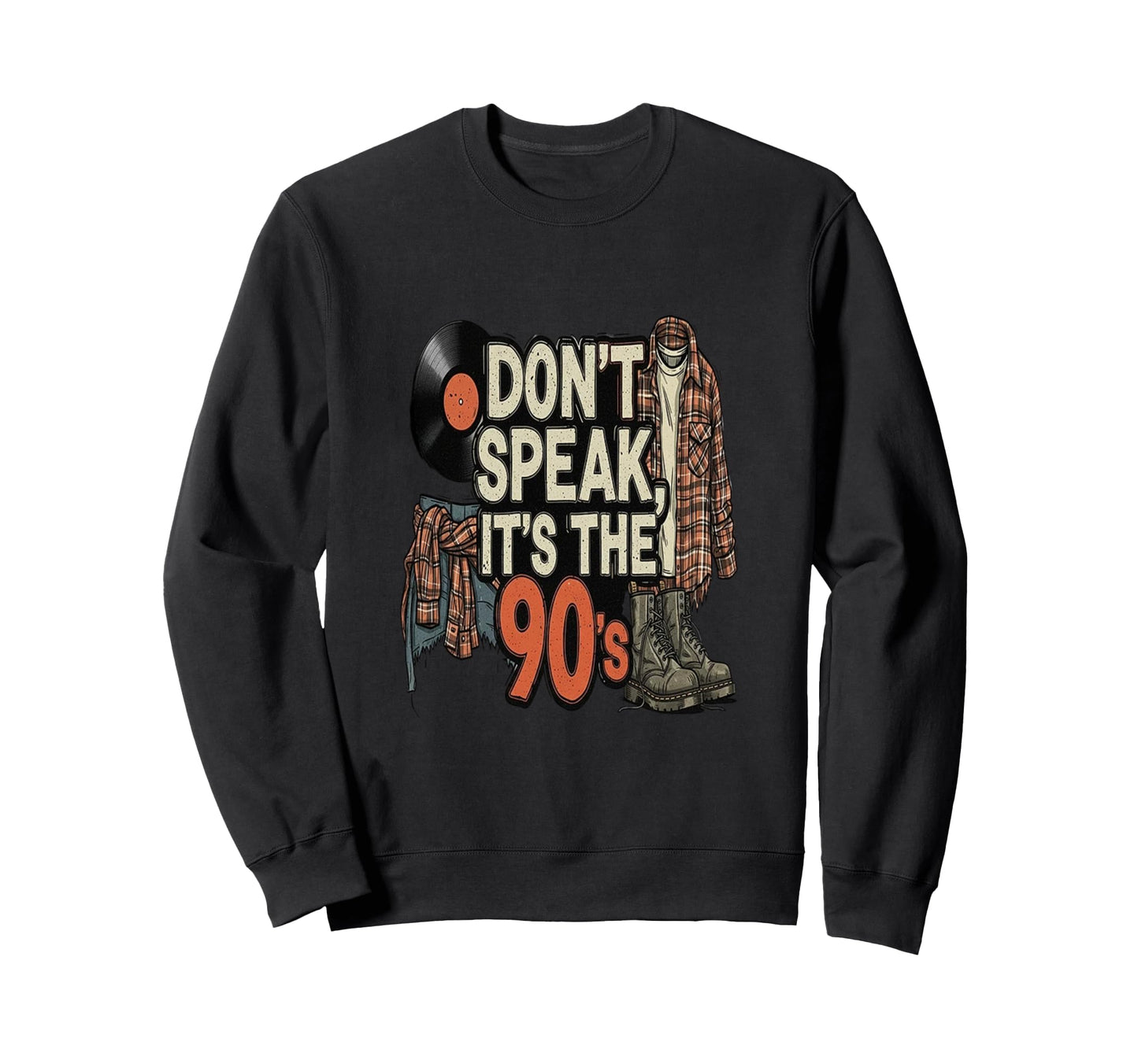 Funny 1990S Teenager Joke Grunge Era Sweatshirt - Trendy Graphic for Adults - T-Shirt, Sweatshirt, Hoodie