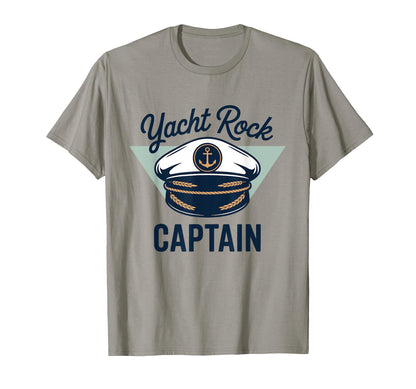 Funny Yacht Rock Captain Pontoon Boat T-Shirt - Unique Graphic Men Women - T-Shirt, Sweatshirt, Hoodie
