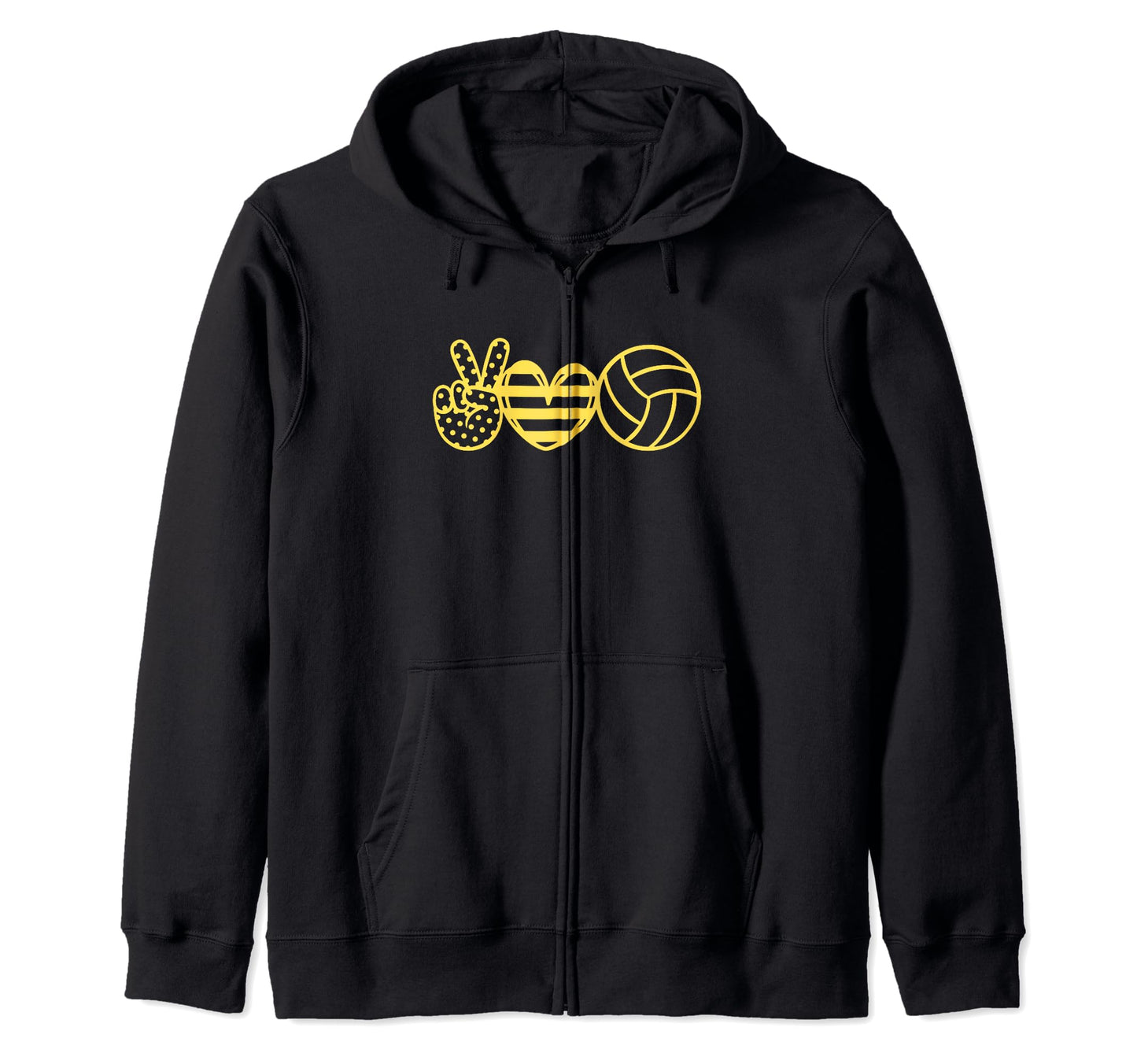 Peace Love Volleyball Gift T-Shirt - Trendy Graphic Men Women - T-Shirt, Sweatshirt, Hoodie