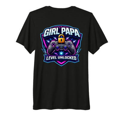 Papa Level Unlocked New Father Dad T-Shirt - Trendy Graphic Unisex - T-Shirt, Sweatshirt, Hoodie