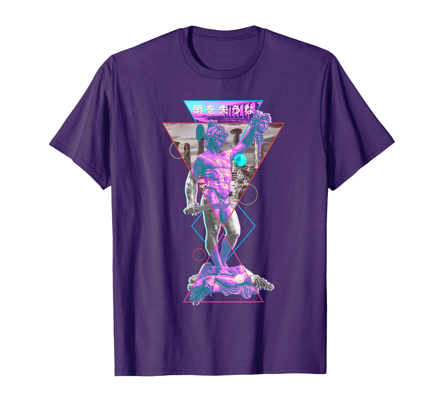 Perseus And Medusa Vaporwave Aesthetic T-Shirt - Fun Novelty Design Unisex - T-Shirt, Sweatshirt, Hoodie