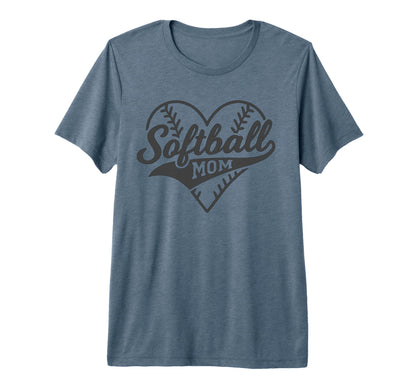 Proud Softball Mom Life Love Game Day T-Shirt - Streetwear Style Unisex - T-Shirt, Sweatshirt, Hoodie