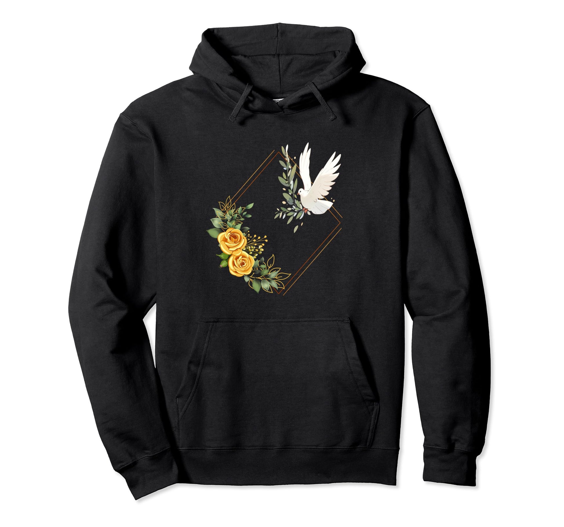 Dove Peace Love Hoodie - Aesthetic Graphic for Adults - T-Shirt, Sweatshirt, Hoodie