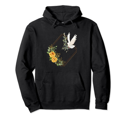 Dove Peace Love Hoodie - Aesthetic Graphic for Adults - T-Shirt, Sweatshirt, Hoodie