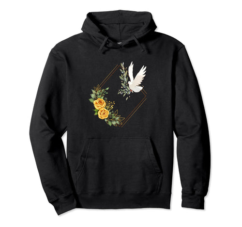 Dove Peace Love Hoodie - Aesthetic Graphic for Adults - T-Shirt, Sweatshirt, Hoodie