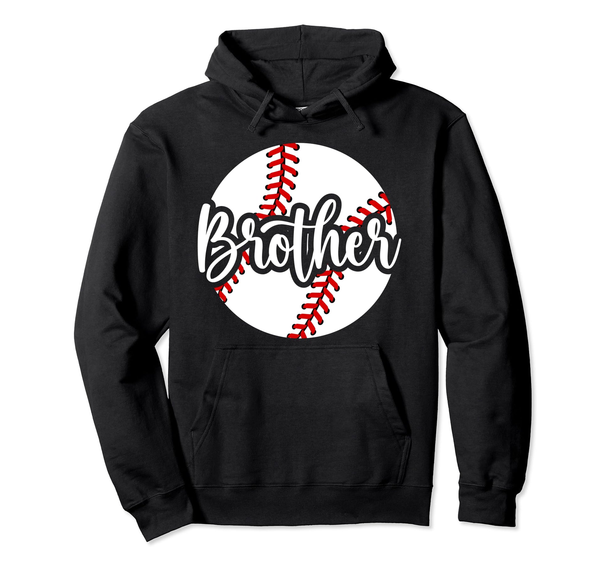Brother Baseball Player Proud Baseball Hoodie - Custom Art Print Unisex - T-Shirt, Sweatshirt, Hoodie