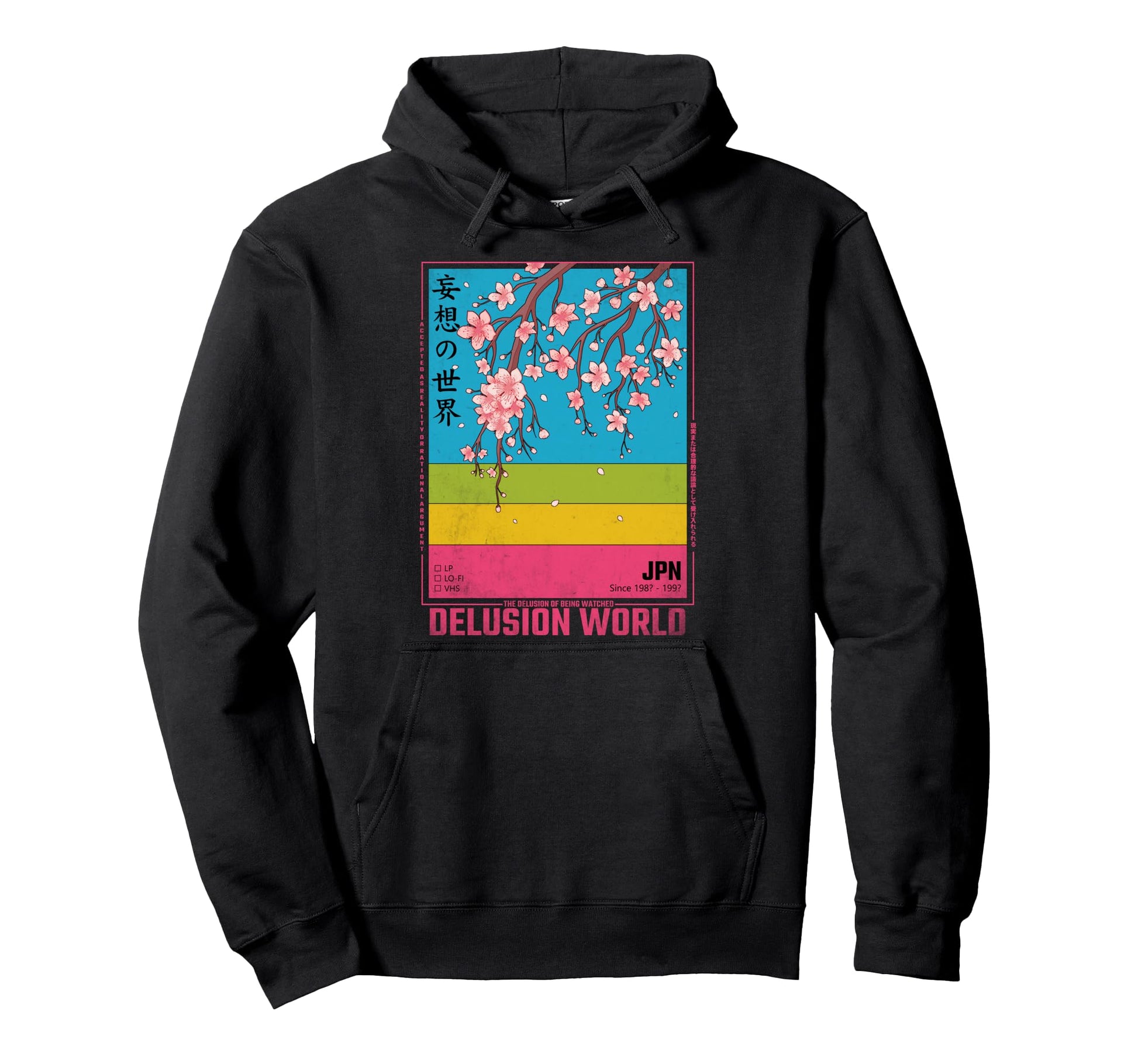 Cherry Blossom Tree 90S Sakura Hoodie - Aesthetic Graphic for Adults - T-Shirt, Sweatshirt, Hoodie